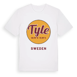 Tyle cirkel t-shirt – ekologisk bomull t-shirt från Pinshirt