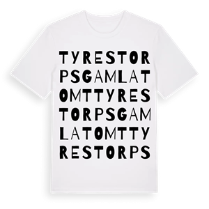 Tyrestorps gamla tomt ordlek t-shirt – ekologisk bomull t-shirt från Pinshirt
