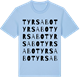 Blue Soul t-shirt med Tyrsabo ordlek t-shirt