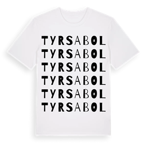 Tyrsabol ordlek t-shirt – ekologisk bomull t-shirt från Pinshirt