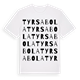 Tyrsabola ordlek t-shirt