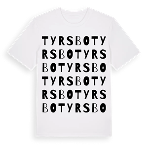 Tyrsbo ordlek t-shirt – ekologisk bomull t-shirt från Pinshirt