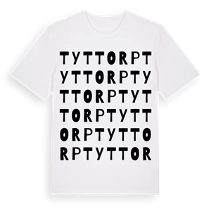 Tyttorp ordlek t-shirt – ekologisk bomull t-shirt från Pinshirt