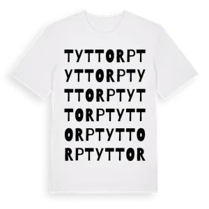 Tyttorp ordlek t-shirt – ekologisk bomull t-shirt från Pinshirt