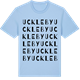 Blue Soul t-shirt med Uckleby ordlek t-shirt