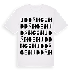Uddängen ordlek t-shirt – ekologisk bomull t-shirt från Pinshirt