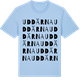 Blue Soul t-shirt med Uddärna ordlek t-shirt