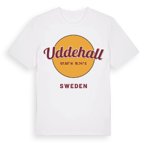 Uddehall cirkel t-shirt – ekologisk bomull t-shirt från Pinshirt