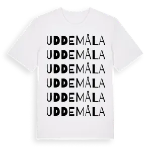 Uddemåla ordlek t-shirt – ekologisk bomull t-shirt från Pinshirt