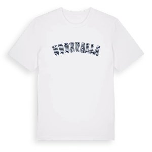 Uddevalla college t-shirt – ekologisk bomull t-shirt från Pinshirt
