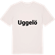 Vintage White t-shirt med Uggelö fetstil t-shirt