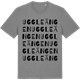 Mid Heather Gray t-shirt med Uggleängen ordlek t-shirt