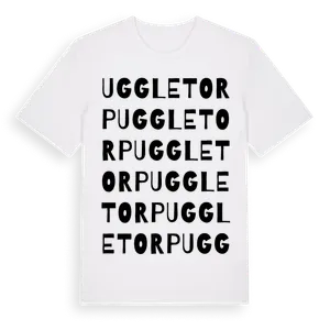 Uggletorp ordlek t-shirt – ekologisk bomull t-shirt från Pinshirt