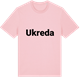 Pink Cotton t-shirt med Ukreda fetstil t-shirt