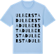 Blue Soul t-shirt med Ulberstad ordlek t-shirt