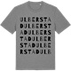 Mid Heather Gray t-shirt med Ulberstad ordlek t-shirt
