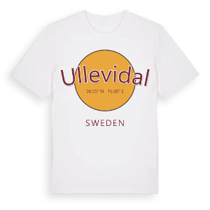 Ullevidal cirkel t-shirt – ekologisk bomull t-shirt från Pinshirt