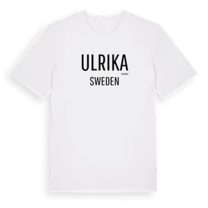 Ulrika i Sverige t-shirt – ekologisk bomull t-shirt från Pinshirt