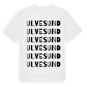 Ulvesund ordlek t-shirt – ekologisk bomull t-shirt från Pinshirt