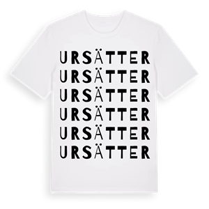 Ursätter ordlek t-shirt – ekologisk bomull t-shirt från Pinshirt