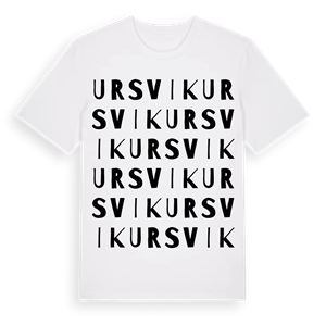 Ursvik ordlek t-shirt – ekologisk bomull t-shirt från Pinshirt