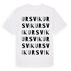 Ursvik ordlek t-shirt – ekologisk bomull t-shirt från Pinshirt
