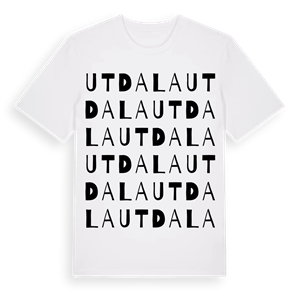Utdala ordlek t-shirt – ekologisk bomull t-shirt från PinShirt
