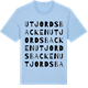 Blue Soul t-shirt med Utjordsbacken ordlek t-shirt