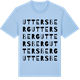 Blue Soul t-shirt med Uttersberg ordlek t-shirt
