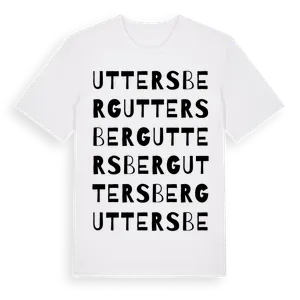 Uttersberg ordlek t-shirt – ekologisk bomull t-shirt från Pinshirt