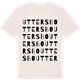 Vintage White t-shirt med Uttersbo ordlek t-shirt