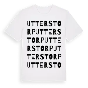 Utterstorp ordlek t-shirt – ekologisk bomull t-shirt från Pinshirt