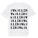 White t-shirt med Uvkullen ordlek t-shirt