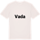 Vintage White t-shirt med Vada fetstil t-shirt