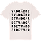 Vintage White t-shirt med Vadgärdet ordlek t-shirt