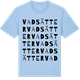 Blue Soul t-shirt med Vadsätter ordlek t-shirt