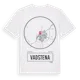 White t-shirt med Vadstena t-shirt