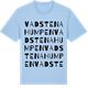 Blue Soul t-shirt med Vadstenahumpen ordlek t-shirt