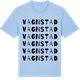 Blue Soul t-shirt med Vagnstad ordlek t-shirt
