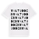 Vaktudden ordlek t-shirt