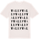 Vintage White t-shirt med Valby ordlek t-shirt