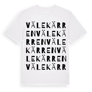 Välekärren ordlek t-shirt – ekologisk bomull t-shirt från Pinshirt