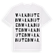 Valknuten ordlek t-shirt
