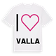 Jag älskar Valla t-shirt stort tryck