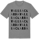 Mid Heather Gray t-shirt med Vallbackarna ordlek t-shirt