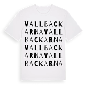 Vallbackarna ordlek t-shirt – ekologisk bomull t-shirt från Pinshirt