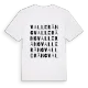 Valleräng ordlek t-shirt