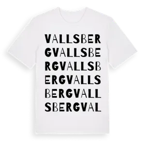 Vallsberg ordlek t-shirt – ekologisk bomull t-shirt från Pinshirt