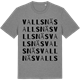 Mid Heather Gray t-shirt med Vallsnäs ordlek t-shirt