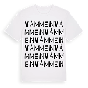 Våmmen ordlek t-shirt – ekologisk bomull t-shirt från Pinshirt